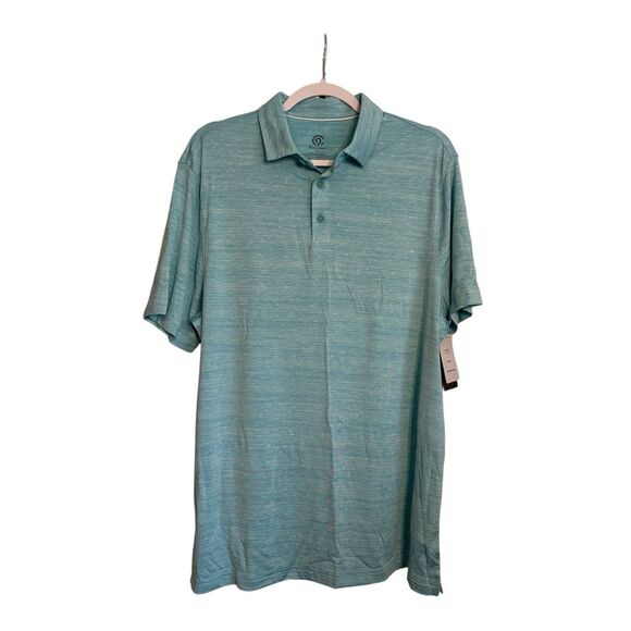 NEW Champion Polo Heathered Blue Top NWT - Picture 1 of 7